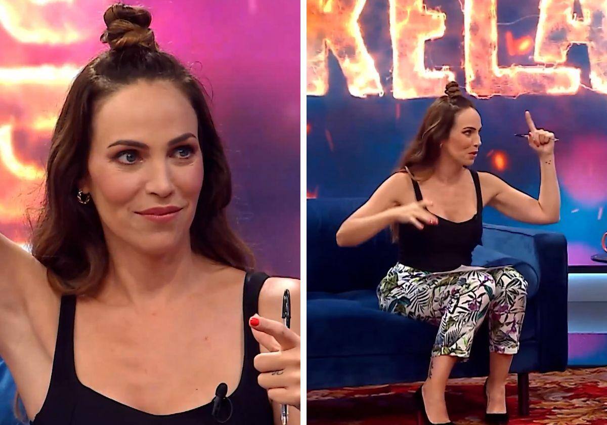 Nerea Garmendia este jueves en el plató del programa 'Akelarre' de ETB