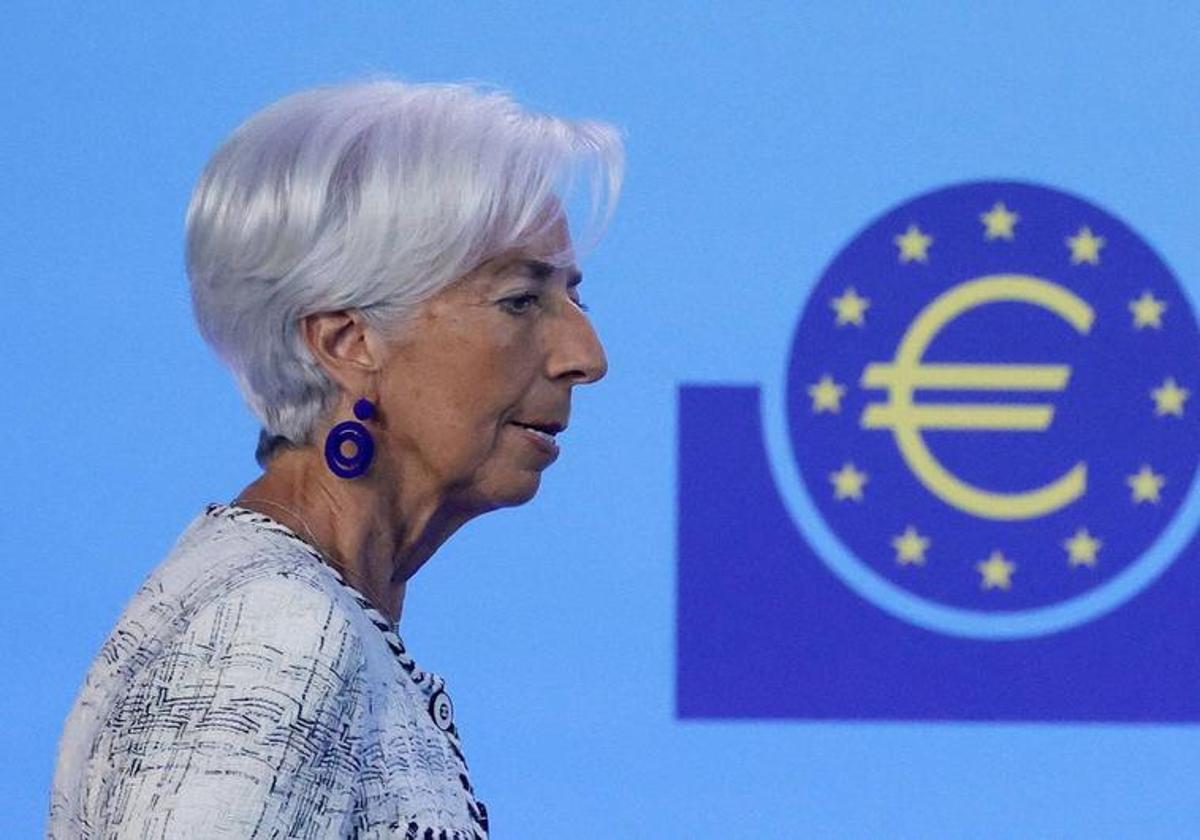 Christine Lagarde, presidenta del Banco Central Europeo.