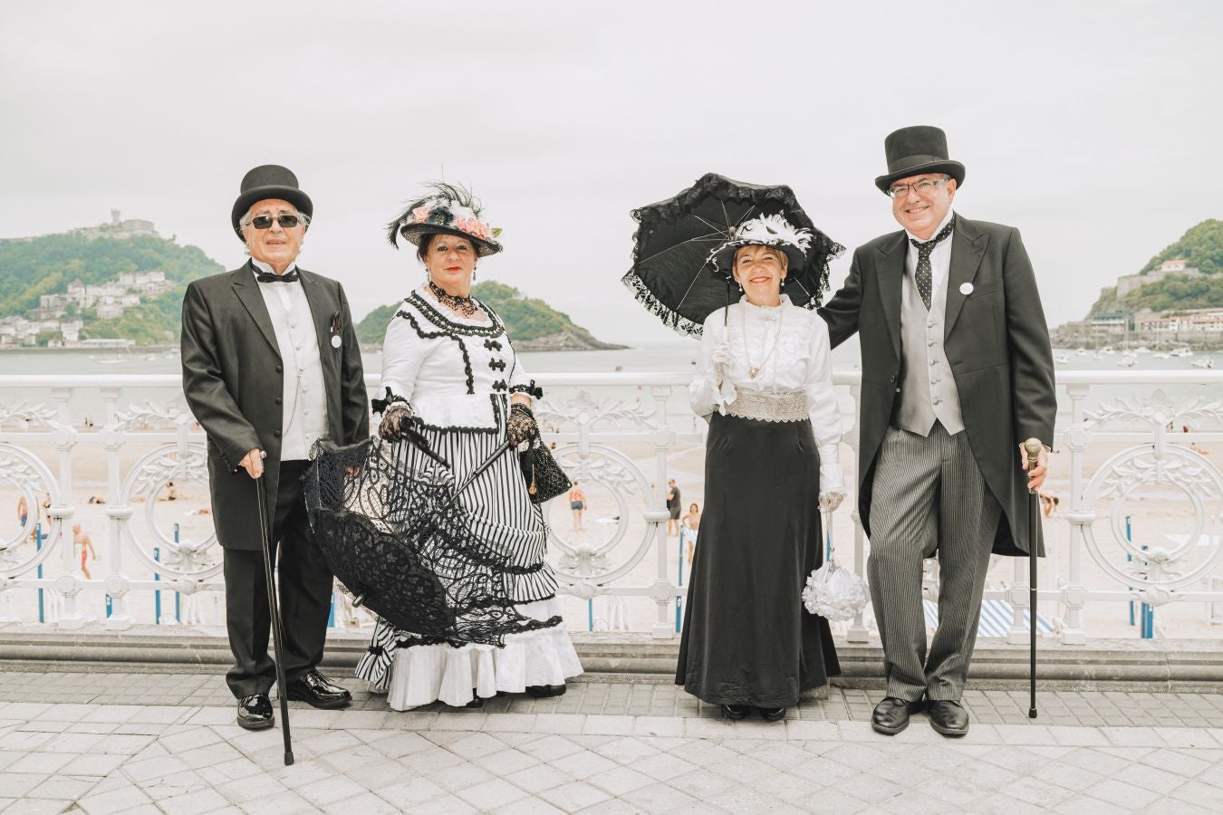Paseo con sombrero por Donostia