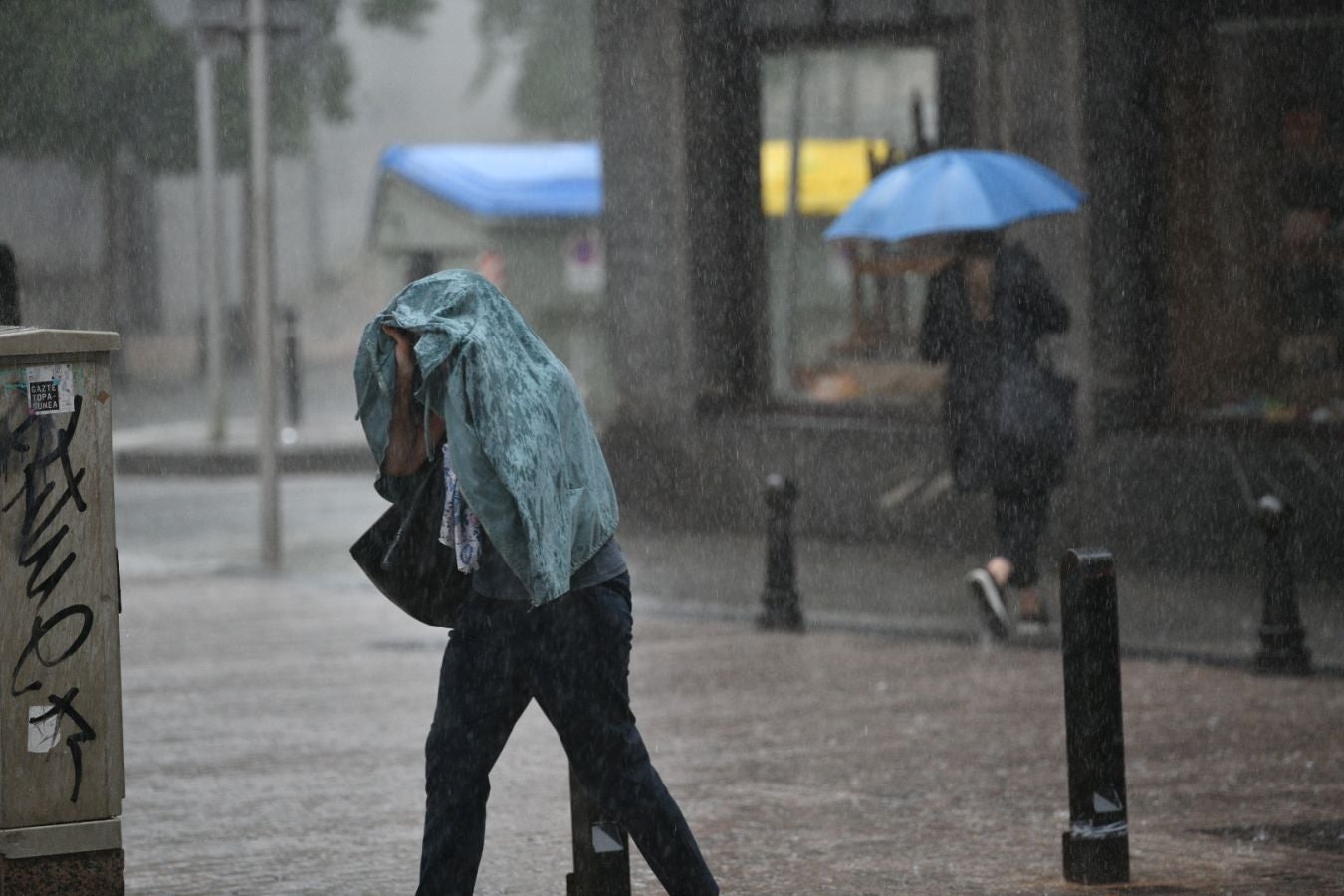 Trombas de agua y granizadas en Gipuzkoa