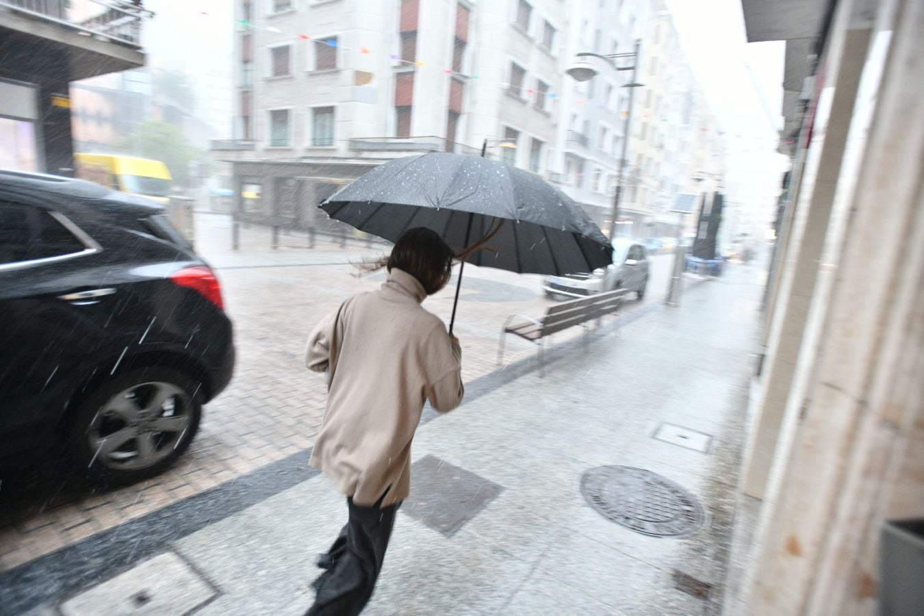 Trombas de agua y granizadas en Gipuzkoa