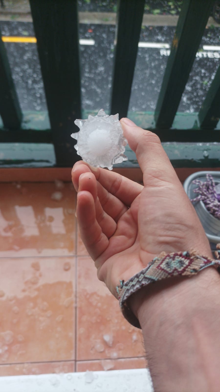 Trombas de agua y granizadas en Gipuzkoa
