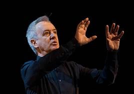 Hipólito, en una momento de la representación.