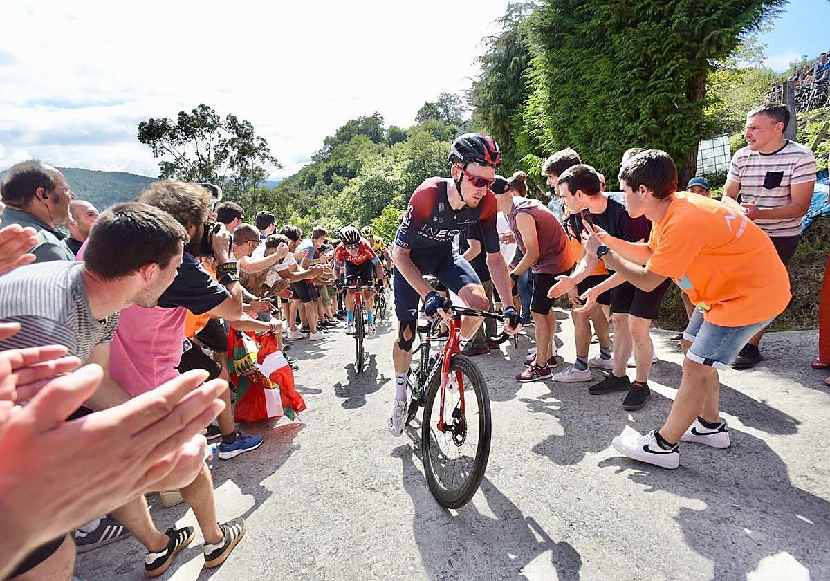 Subida a Murgil en la edición de la Clásica del pasado año