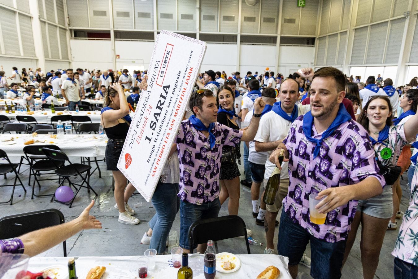 Las cuadrillas protagonizan el sábado festivo de San Marcial