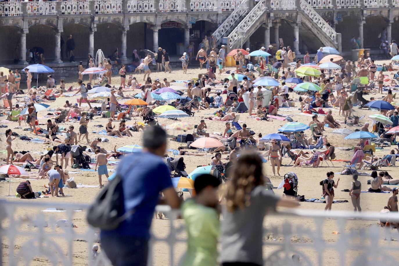 Gipuzkoa registra un fin de semana de verano