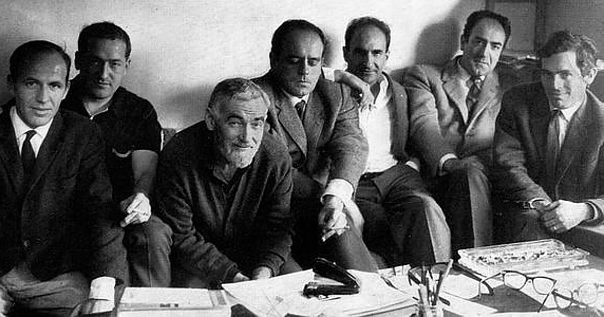 La fotografía tomada en 1966 y citada como imagen fundacional del grupo Gaur