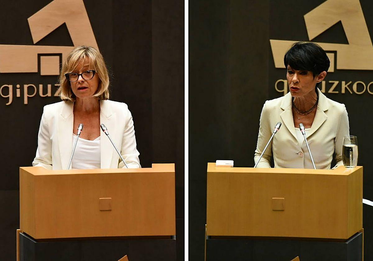 Mendoza e Iriarte durante sus intervenciones esta mañana.