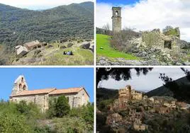 La torre de la iglesia de Turruncún parece sobrevivir mejor que el resto de edificios al paso del tiempo.