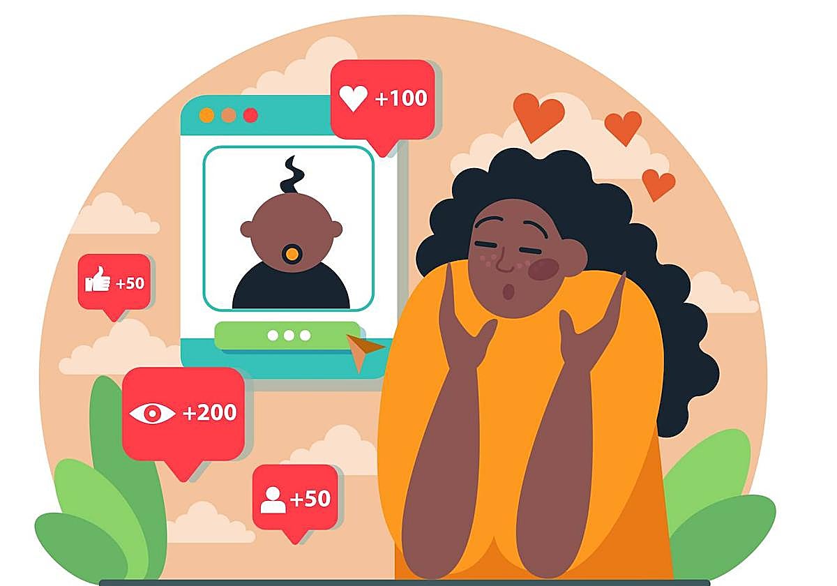 Las 'instamamis e instapapis' que dedican sus redes sociales a sus hijos