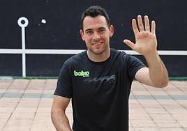 Erik Jaka, ayer en Lizartza.