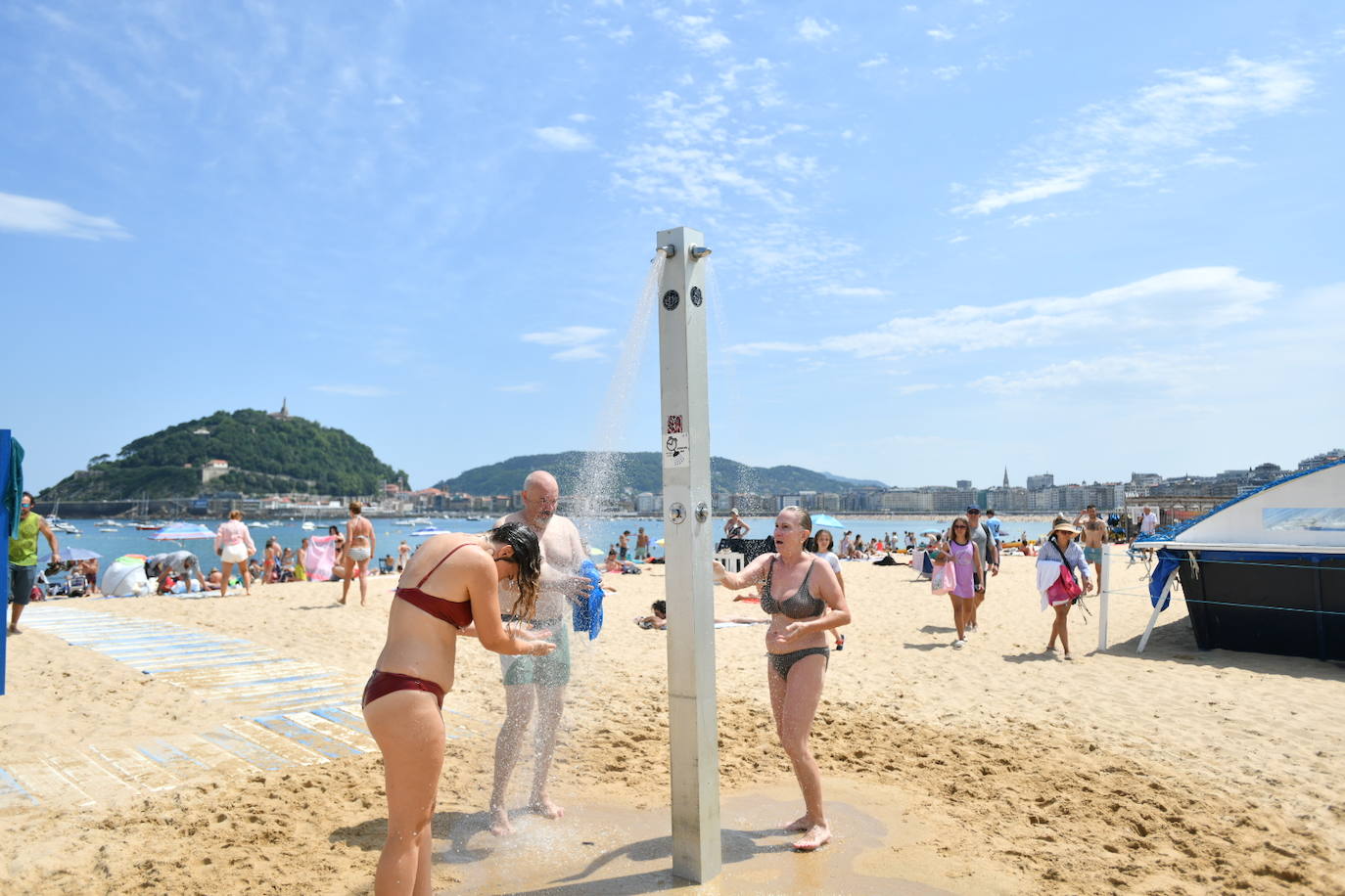 Jornada de calor en Gipuzkoa