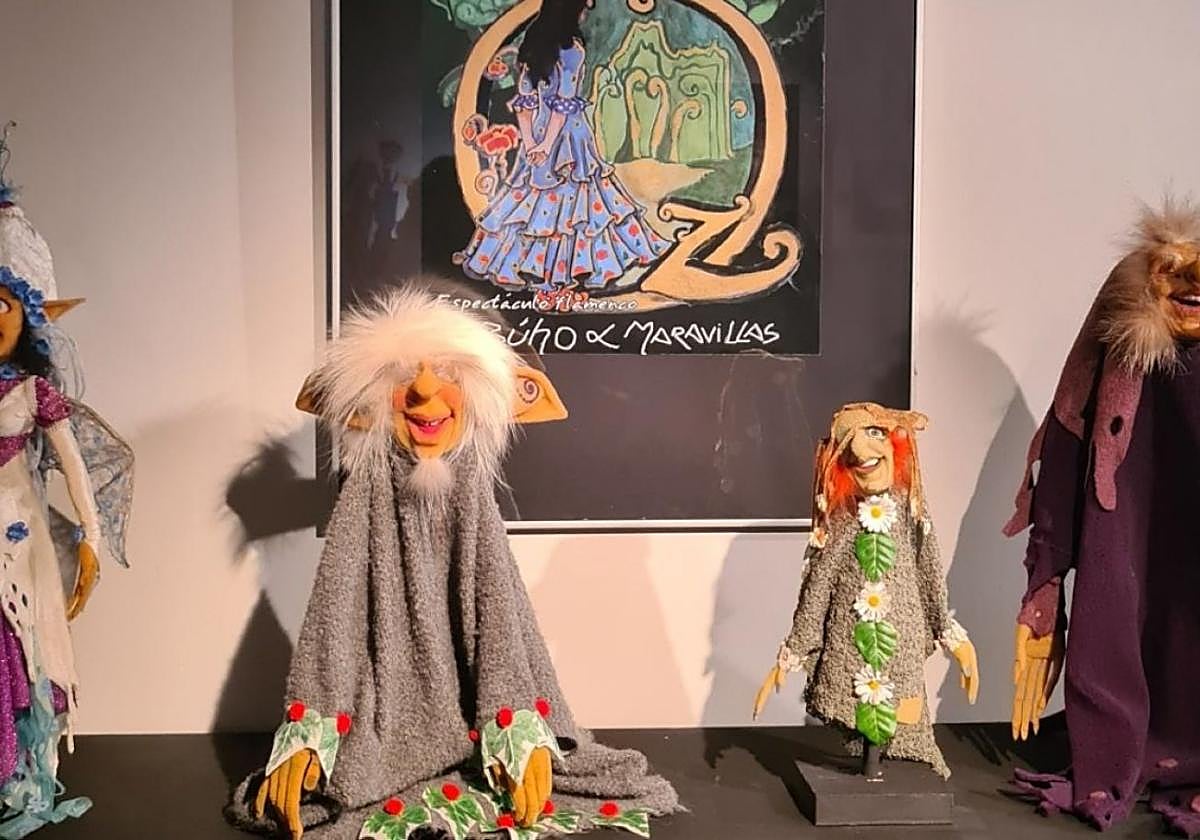 Algunos de los personajes que se podrán apreciar en la muestra.