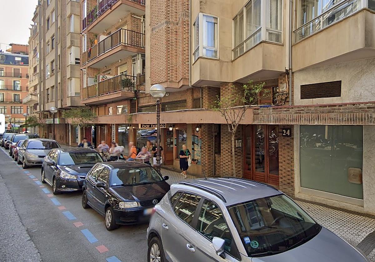 Imagen de la vivienda de la calle Bermingham donde se ha producido el incendio.