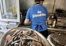 La cocina del restaurante y su variada oferta.