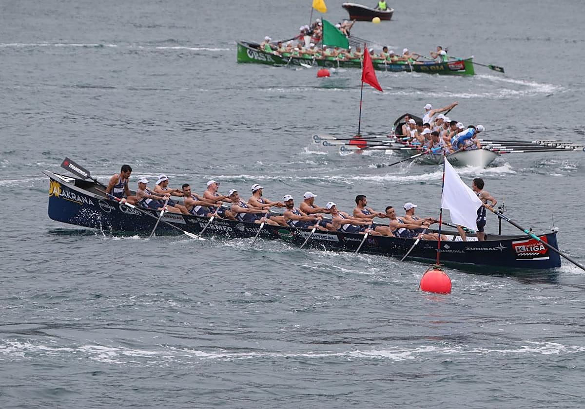 Urdaibai, Donostiarra y Hondarribia, en una ciaboga esta temporada.