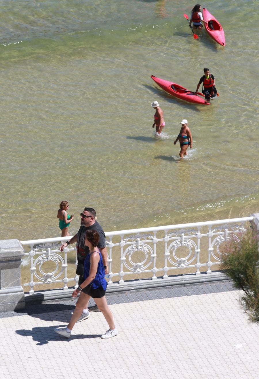 Ola de calor en Gipuzkoa