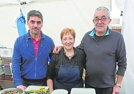 Teo, Maria Luisa eta Antonio.