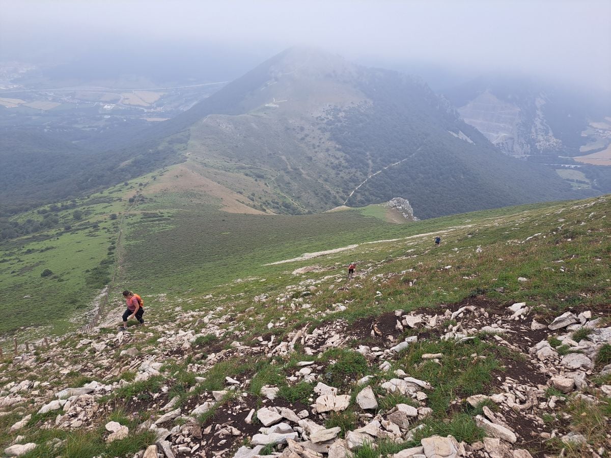 Exigente subida a Txurregi