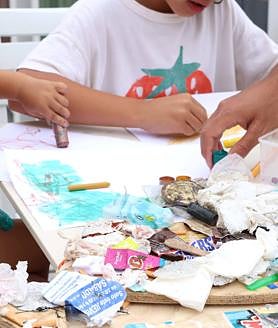 Imagen secundaria 2 - La playa de La Concha se suma a una campaña para fomentar el reciclaje de residuos
