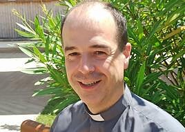 El nuevo vicario general Mikel Aranguren, hasta ahora uno de los párrocos de la iglesia de San ignacio, en el barrio donostiarra de Gros.