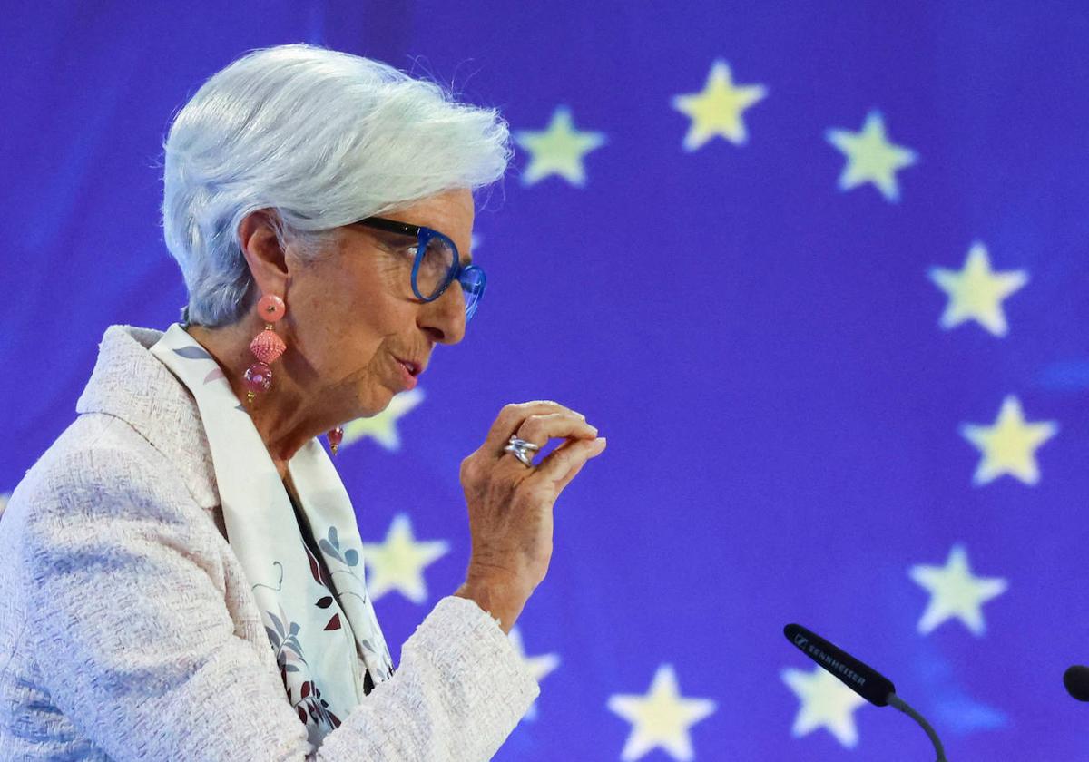 Christine Lagarde, presidenta del BCE.