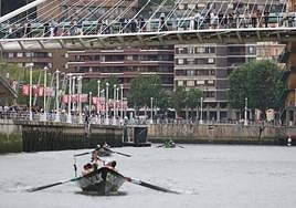 Getaria rema en la contrarreloj de Bilbao por delante de Urdaibai y de Hondarribia.