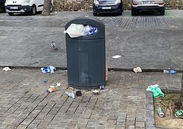 Puerto de Donostia; así todos los veranos.