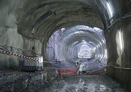 Túnel del Topo de Donostia que unirá Benta Berri con Miraconcha.