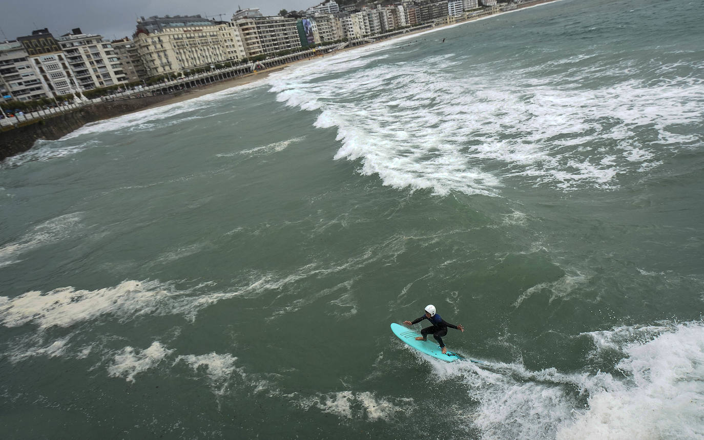 La borrasca &#039;Patricia&#039; llega a Donostia