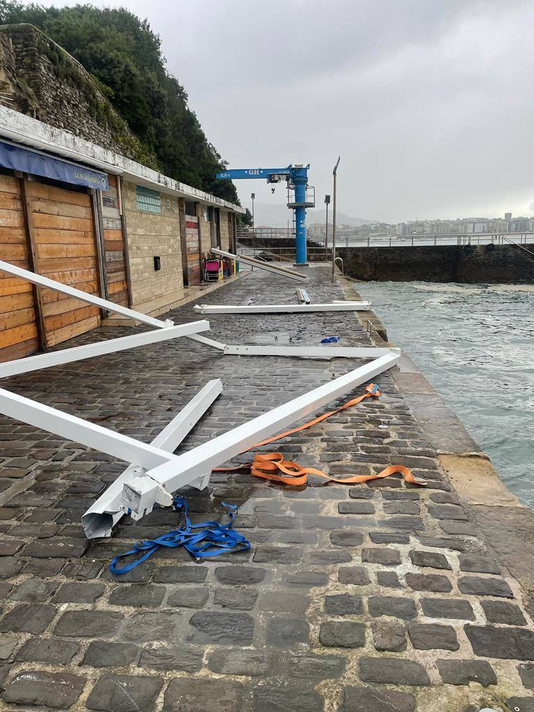 La borrasca &#039;Patricia&#039; llega a Donostia