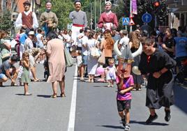 Gigantes y cabezudos han salido todos los días.