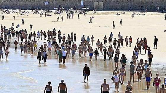 Temperatura récord del agua en Donostia: 21,4º de media en junio y 17,5 en primavera