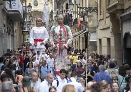 Los gigantes recorrerán los barrios de la ciudad durante la Aste Nagusia.