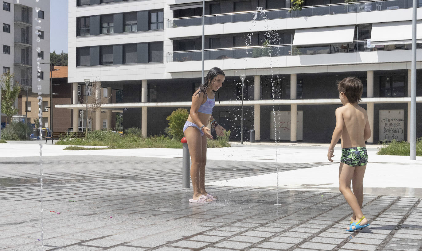 Los chapuzones y la sombra, los mejores aliados para evitar el sofoco