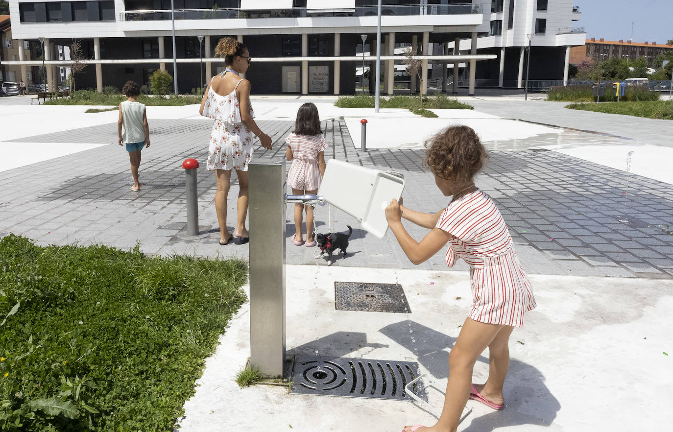 Los chapuzones y la sombra, los mejores aliados para evitar el sofoco