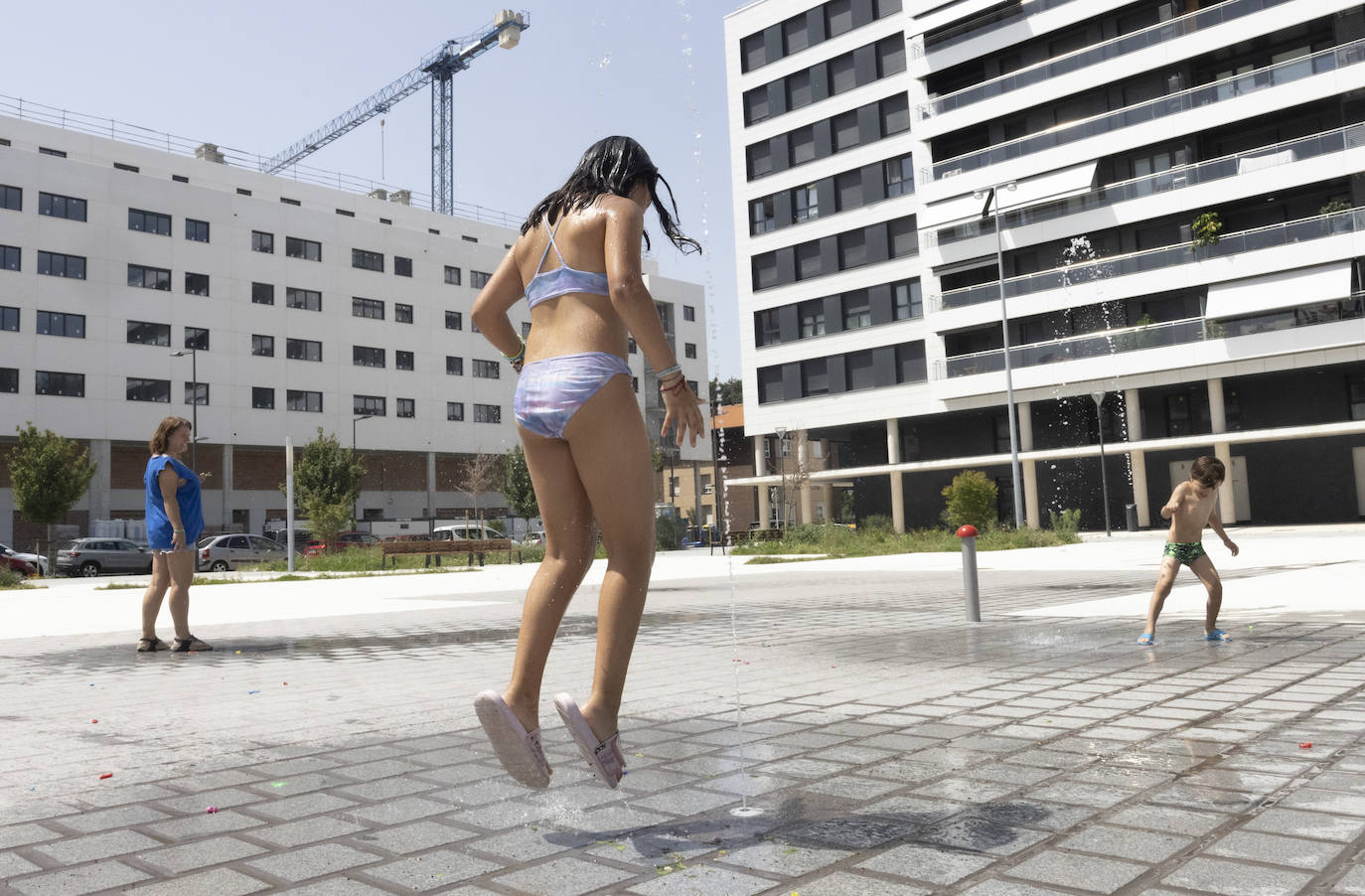 Los chapuzones y la sombra, los mejores aliados para evitar el sofoco