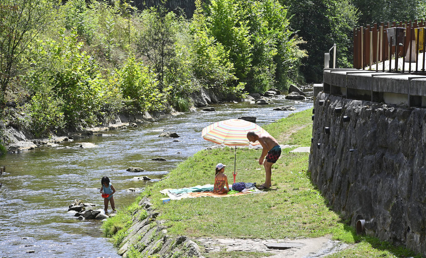 Los chapuzones y la sombra, los mejores aliados para evitar el sofoco