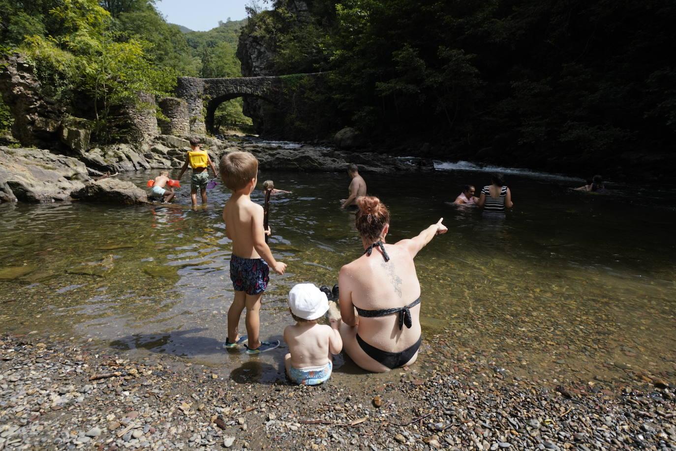 Los chapuzones y la sombra, los mejores aliados para evitar el sofoco
