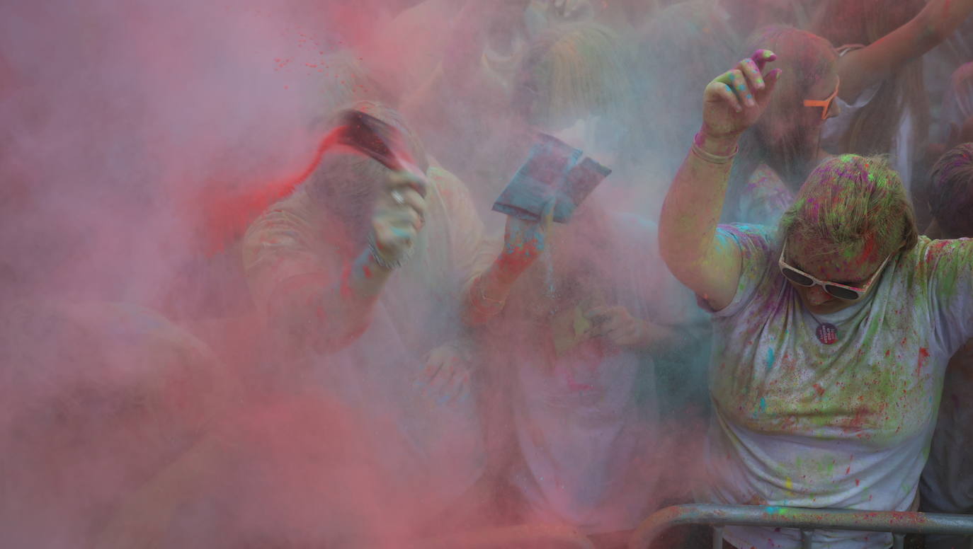 El Holi Fest más colorido