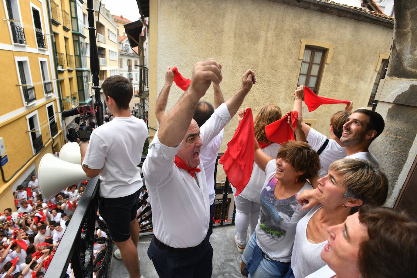 El chupinazo de Deba, en imágenes