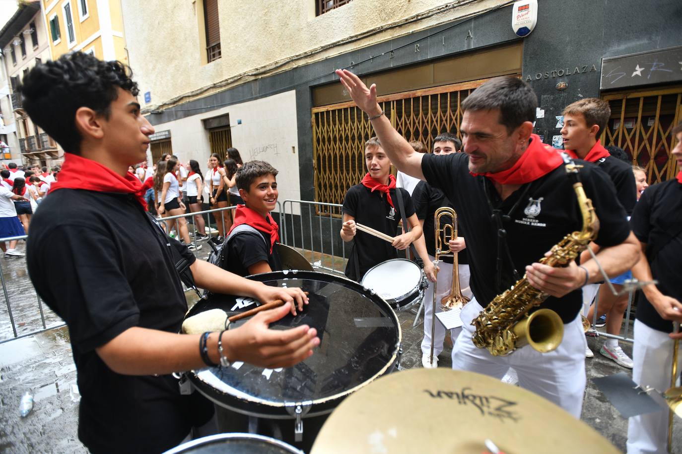 El chupinazo de Deba, en imágenes