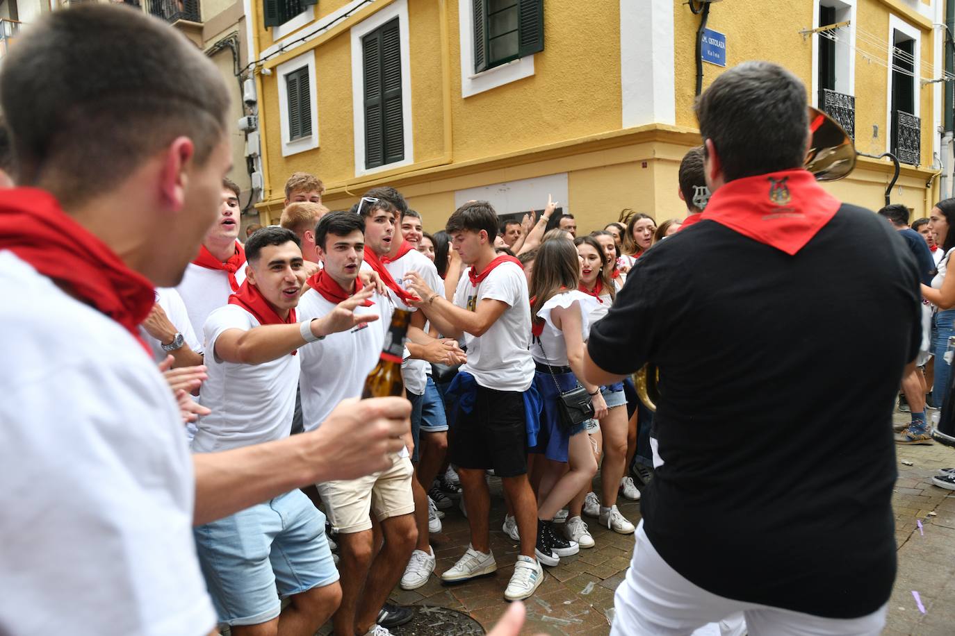 El chupinazo de Deba, en imágenes