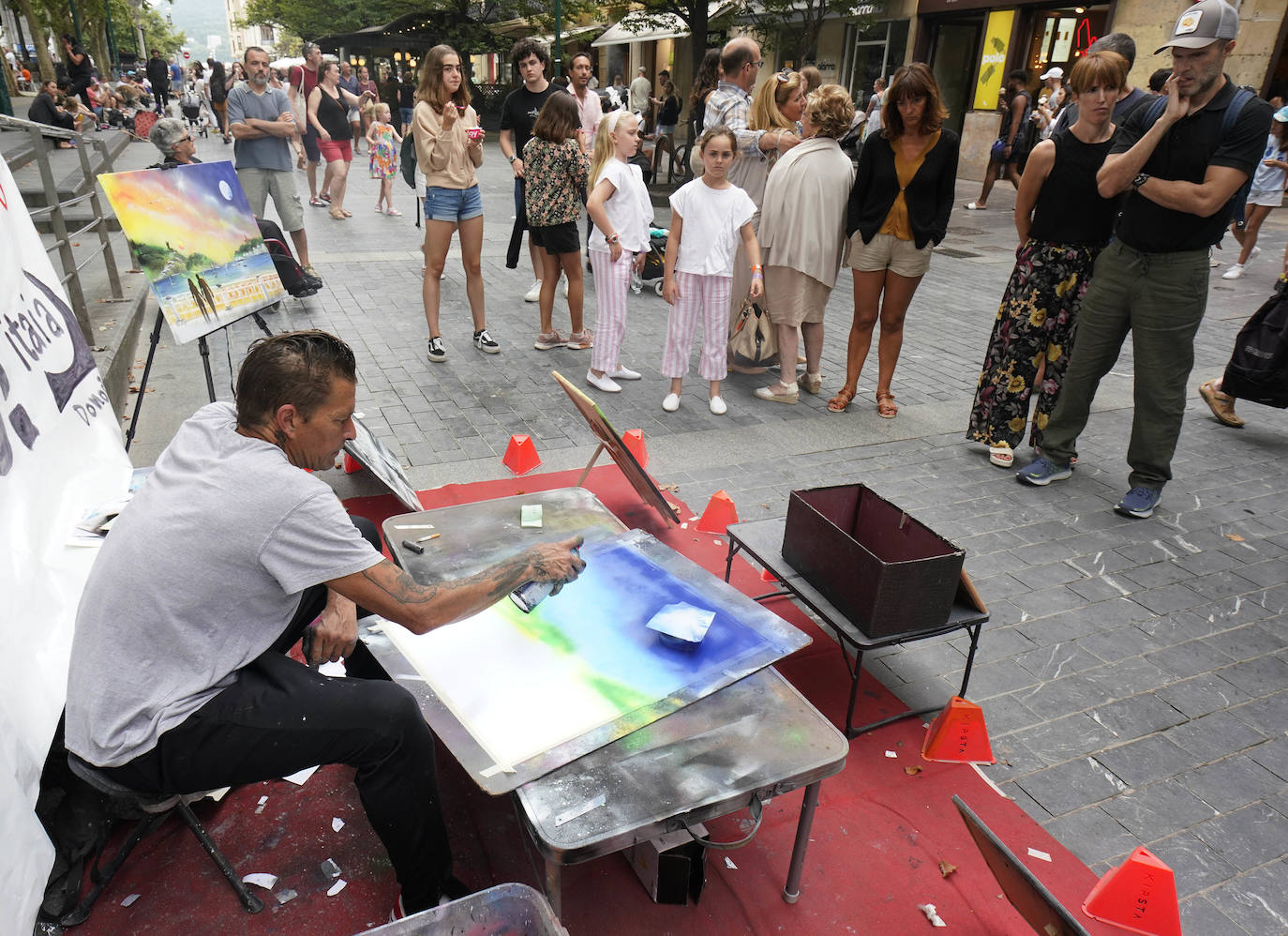 Los artistas callejeros