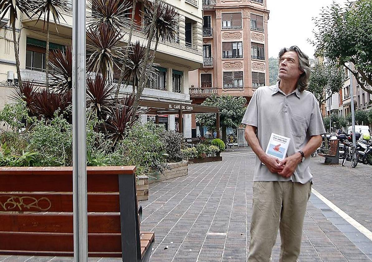 Francisco Uzcanga, esta semana, en la Plaza Enrique Casas de Gros.