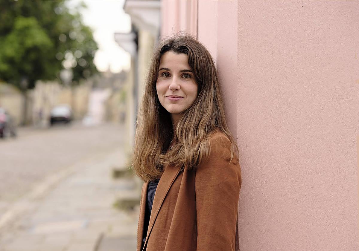 La donostiarra Irene Echeverría posa en Londres, donde reside y trabaja.