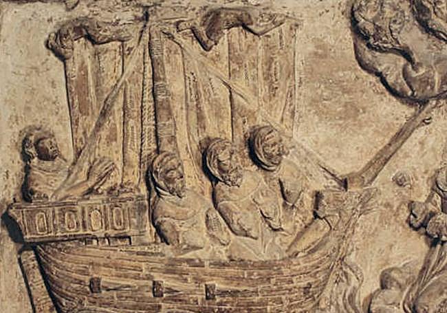 La nao del siglo XIV de la catedral vieja de Vitoria.