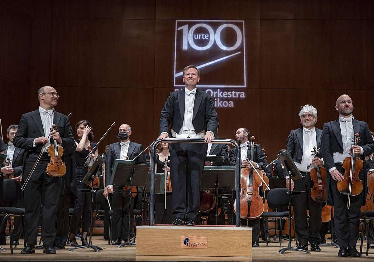 Erik Nielsen es el director titular de la Orquesta Sinfónica de Bilbao.