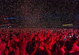 Concierto multitudinario en Semana Grande de Donostia.