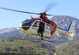 Rescatan a una montañera enriscada en el Txindoki